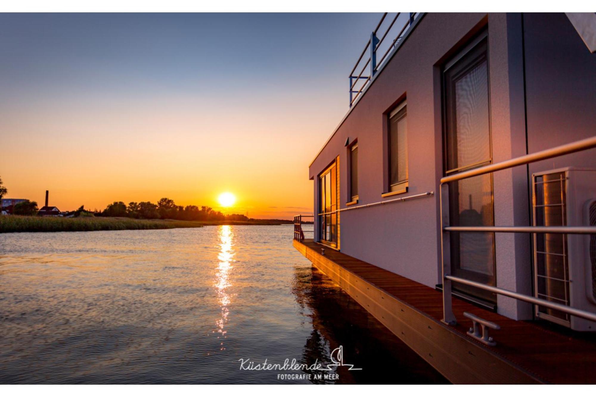 Ostsee Hausboot - Kranichnest Lp1 Ribnitz-Damgarten Exterior foto